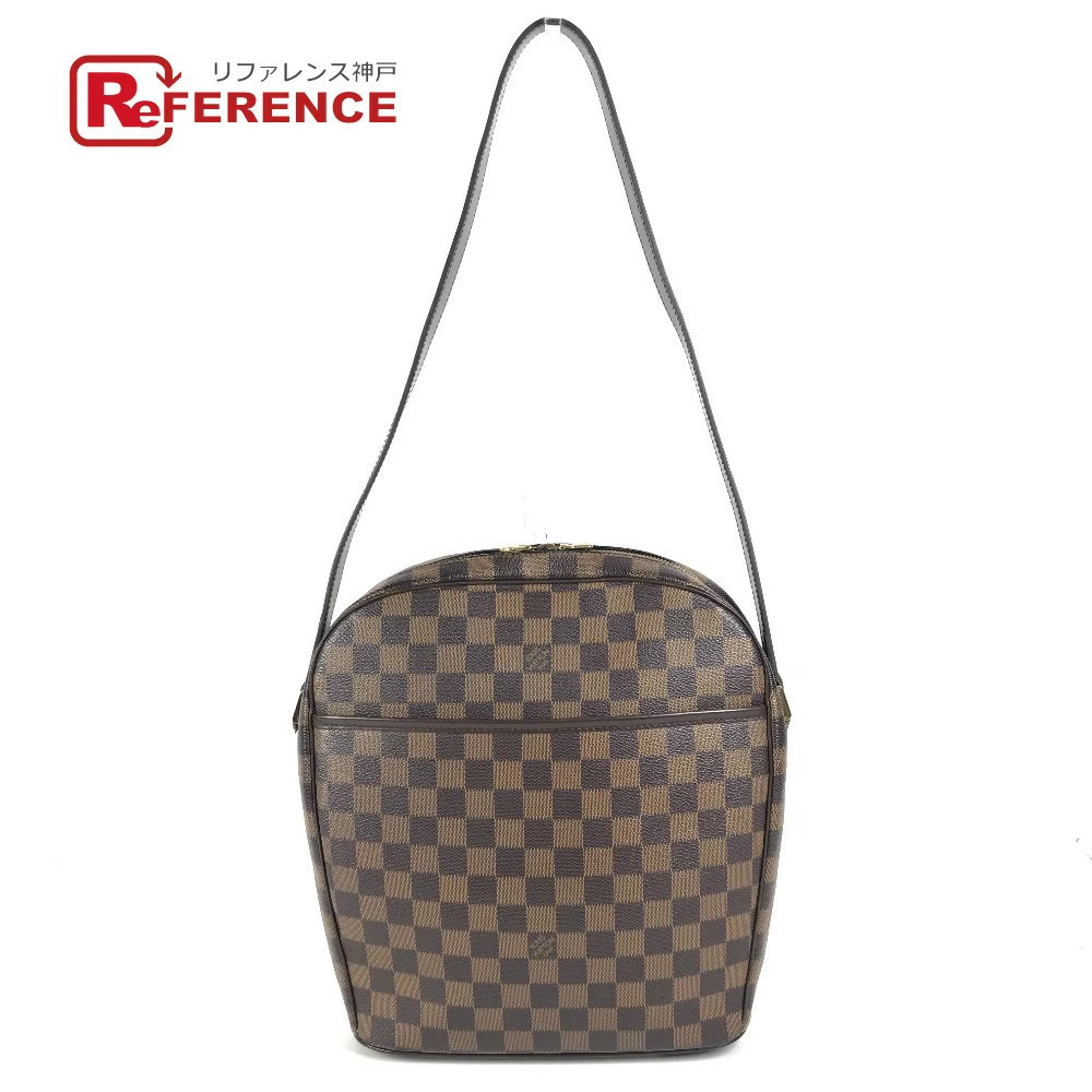 Louis Vuitton Damier Ipanema Bag Crossbody Pouch Clutch Shoulder Canvas Ebene